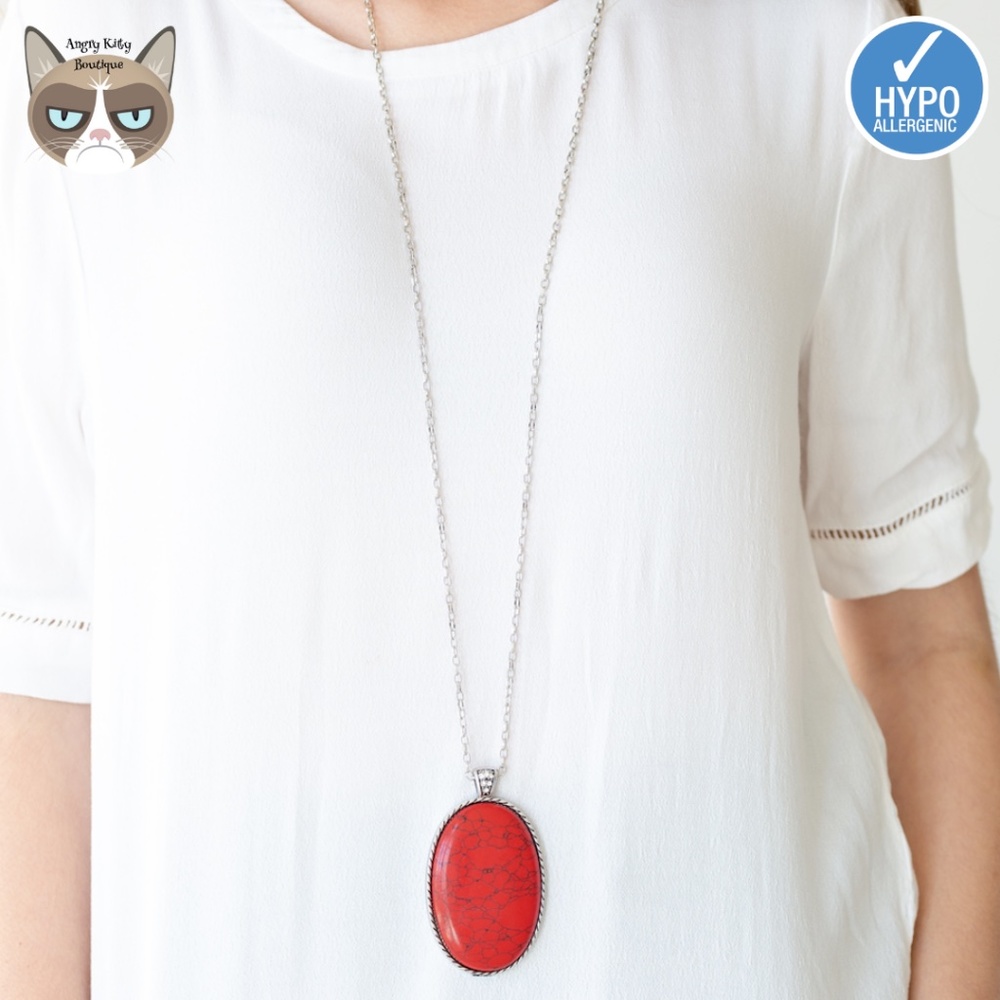 Red Stone Necklace